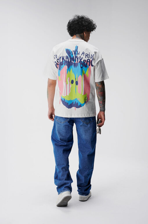 Oversized T-Shirt 2Y Ecru 016 - Image 4