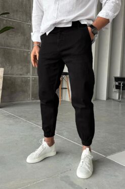 Jean Loose Fit με λαστιχένια μπατζάκια